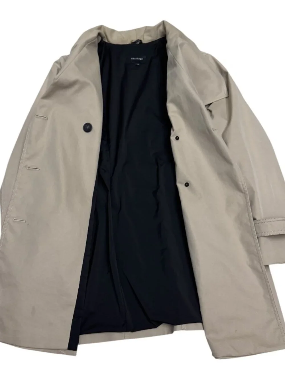 MACKAGE Luxury Designer Business Casual Trench Coat Jacket Womens Large